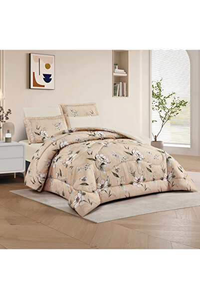unique home collection Unique Home Olivia 6-Piece King Printed Comforter Set - 260x240 cm