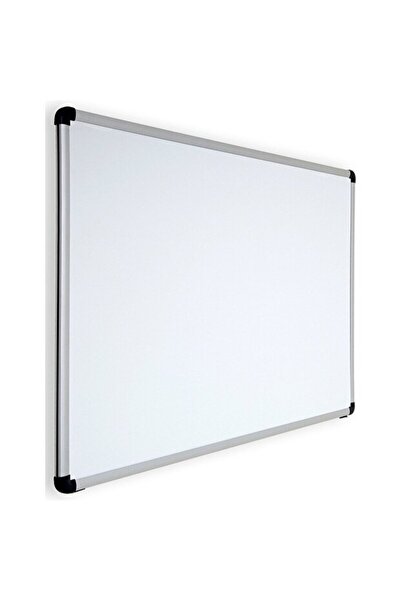 HUGOKIRTASİYE 50x70 Alüminyum Çerçeve Yazı Tahtası Duvara Monte (Askılı) Beyaz