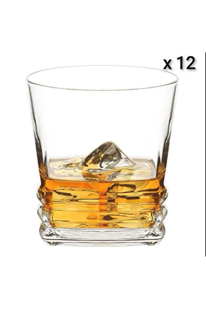 dealshopromania Set de 12 pahare 315 ml - Ideale pentru whisky, apă, suc - Ca...