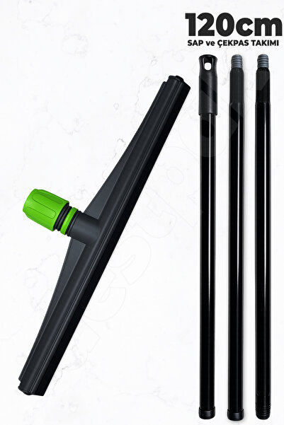 Destpak Saplı Çekpas Yersil - Ekstra Kaliteli - 120cm Sap - Demonte Sap - Kal...