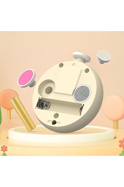 Generic Mikooz Electric Baby Nail Trimmer – Gentle Nail File with 6 Replacement Heads