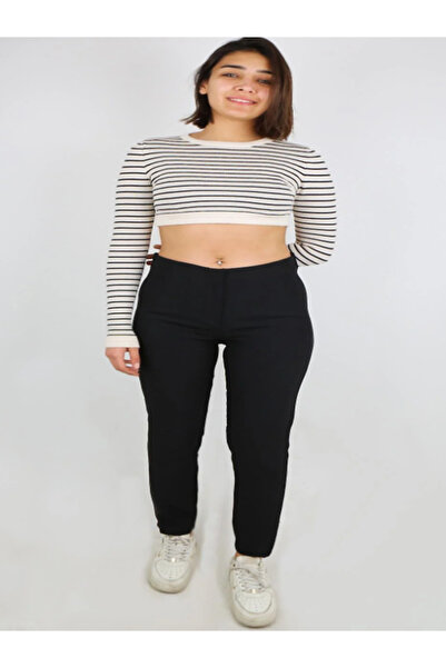 mars fashion Pants |   Black Color |   High Waist Relaxed Fit