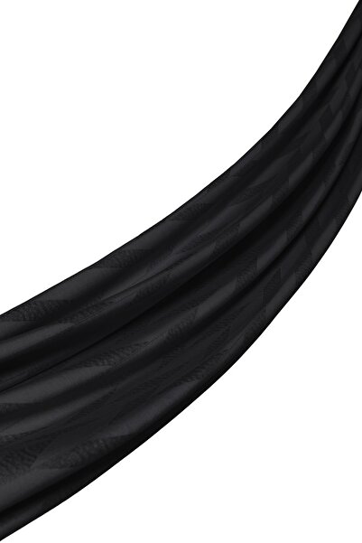 Nihan Geometrik Desen Modal Şal Siyah