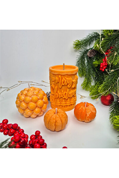 Creative Kappa Handmade Candle Set – Festive Shapes, Soy Wax, Christmas Gift