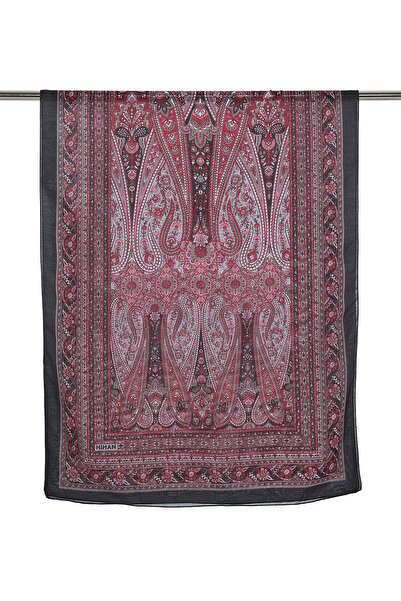 Nihan Desenli Soft Şal Kırmızı