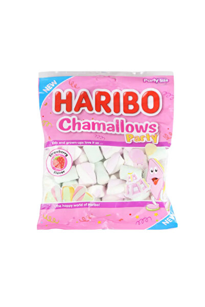 Haribo Chamallows Soft and Fluffy Strawberry Flavour Gummy Candy- 150 gm Pack of 2