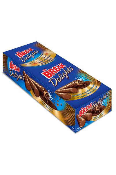 Tiffany Break Delights Crunchy Cream Filled Wafer Rolls In Creamy Milk Chocol...