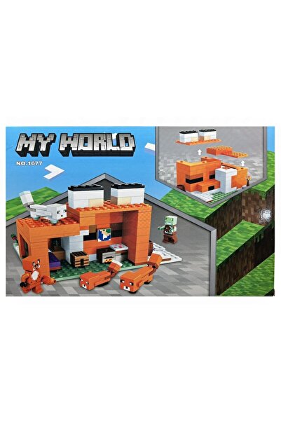 OEM Minecraft My World building set, Orange Fox, 193 pieces