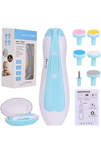 Generic Baby Electric Nail File & Trimmer Manicure Set with LED Light