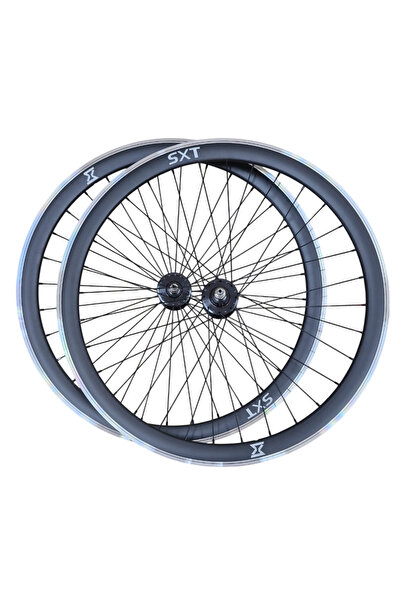 SXT Set Roti Single Speed/Fixie 700-32H 40 mm Negru