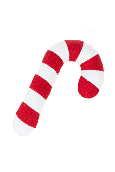 zola Candy cane decorative pillow, Christmas candy, PP filling, polyester, 42 x 25 cm, red/white