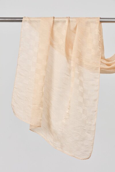 Nihan Dama Jakarlı Şal Bej