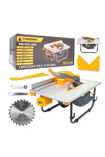 Powermat Fierastrau circular de banc, putere 1650 W ,