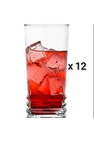 dealshopromania Комплект от 12 елегантни стъклени чаши Lav 335 мл. Елегантнос...