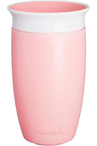 Munchkin Miracle 360° Spill-Proof Sippy Cup, 10 oz, Pink, 1 Count, Plastic