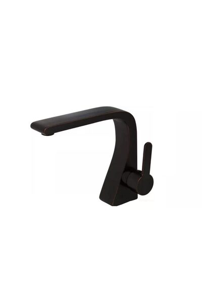Trendy's Single lever basin mixer, antique black, bathroom sink installation