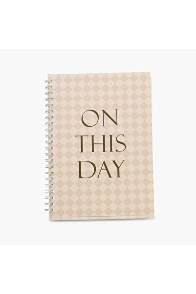 Lifestyle دفتر ملاحظات حلزوني A4 بطباعة شعار مع غلاف ناعم