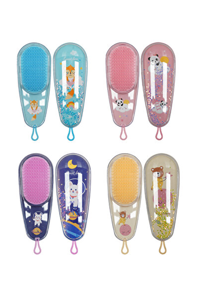 Ocean Comb Hair Lightener Suitable for All Hair Types Detangling Hair Brush 4 Pieces