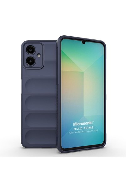 Microsonic Samsung Galaxy A07 Case Oslo Prime Navy Blue