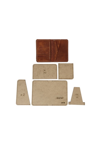 AiryFooT 6 Bölmeli Kartlık Şablonu 5 Parça Kalıp Aft08