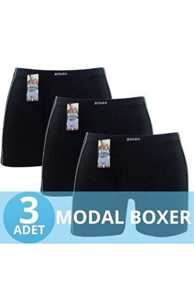 Kocabey Σετ με ρέλι μπόξερ Modal ανδρικό με ζώνη μέσης – Υπερμαλακή υφή που αναπνέει