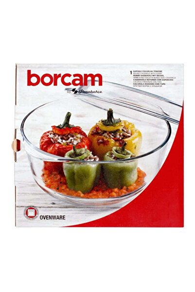 dealshopromania Oală Yena cu capac rotund rezistent la căldură Borcam 3,1 litri 59013