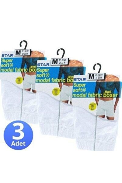 Kocabey 3-Piece Modal Men's Piped Boxer Set with Waist Belt – Breathable Ultra Soft Texture