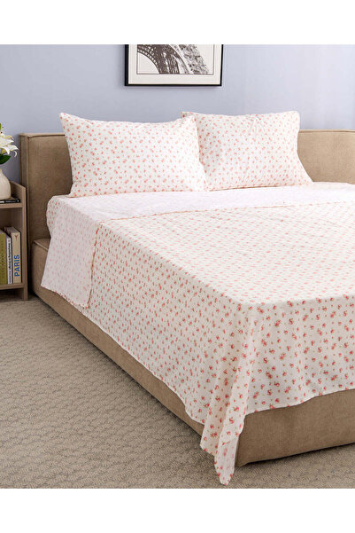 REDTAG Ivory 4 Piece Bedsheet Set (King Size)