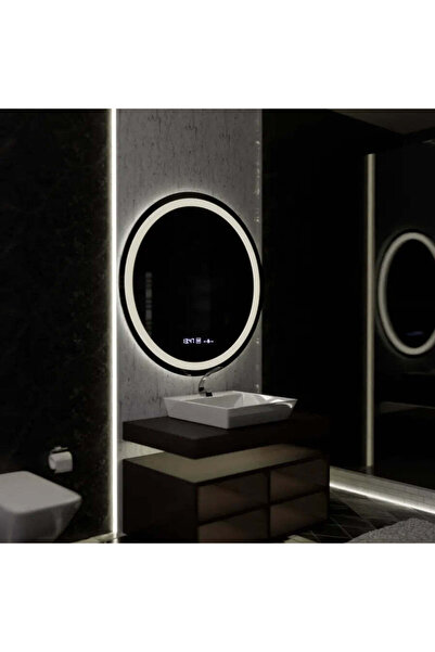 Alista Home Oglinda LED Rotunda, 100cm, Celeste MotionGlow Marcello, Sistem D...