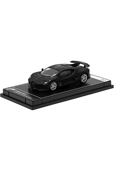 Postercars - 1:64 Scale Bugatti Divo Nocturne Black Hypercar League Collection No.20