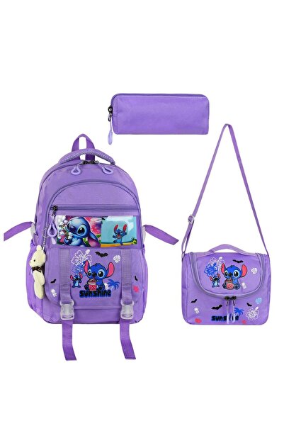 Alanç Gift Geantă pentru școală primară pentru fete, model coreean Kawai, rez...