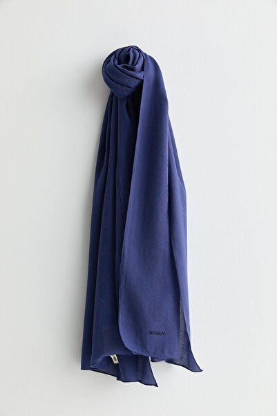 Nihan Pamuk-Modal Şal Lacivert