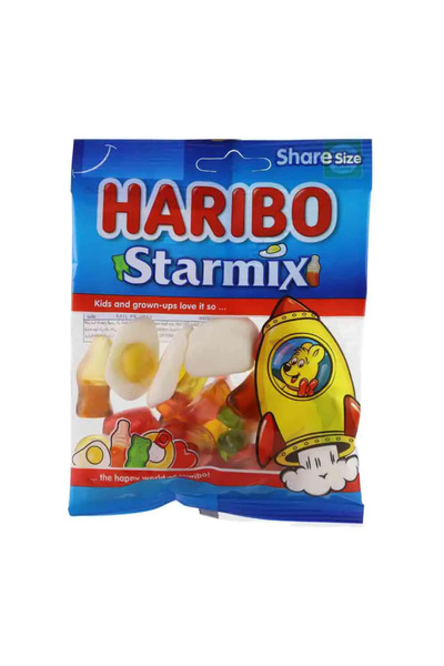 Haribo Starmix Fruit & Cola Flavour Sweet Foam and Jelly Candy- 80gms