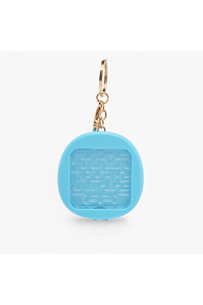 Lifestyle سلسلة مفاتيح على شكل لغز متاهة مع خطاف جراد البحر