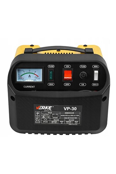 VERKE Redresor auto 20 amperi 12V / 24V, pentru baterii cu capacitate 100-250...