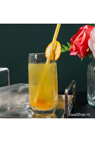 dealshopromania Set de 6 pahare Lav Diamond pentru apă, suc, bere, vin, 385 m...