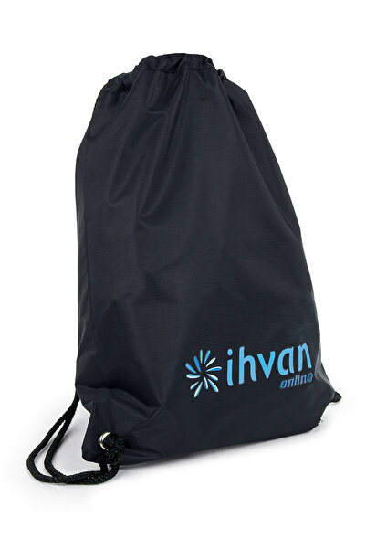 ihvan online Hajj Umrah Slipper Bag, Waterproof, Drawstring Adjustable Bag Backpack Black