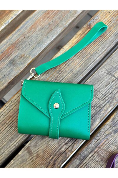 Çanta Trend Multi-Compartment Snap Closure Wallet