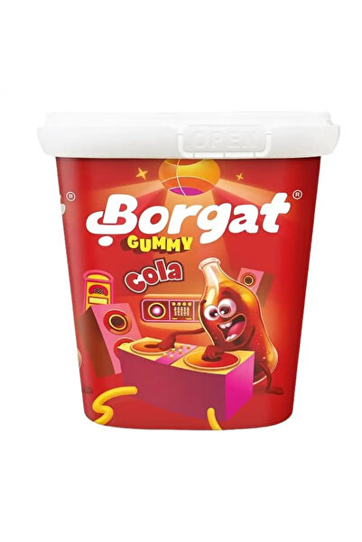 Borgat حلوى جيلاتينية صغيرة على شكل زجاجة كولا وبنكهة مميزة - 160 غرام
