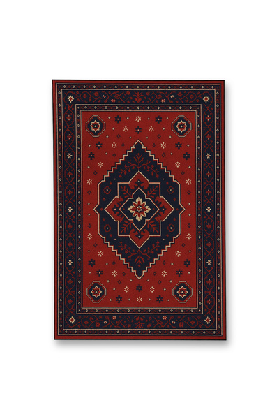 Rugs Modern Halı MOSSO Παραδοσιακό Θεματικό Σχέδιο Υφαντό Διακοσμητικό Χαλί Β...