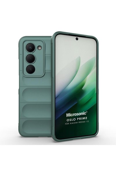 Microsonic Xiaomi Redmi 15 Case Oslo Prime Green