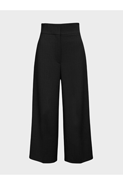 RİVUS Ultra High Waist Culotte Pants - Black