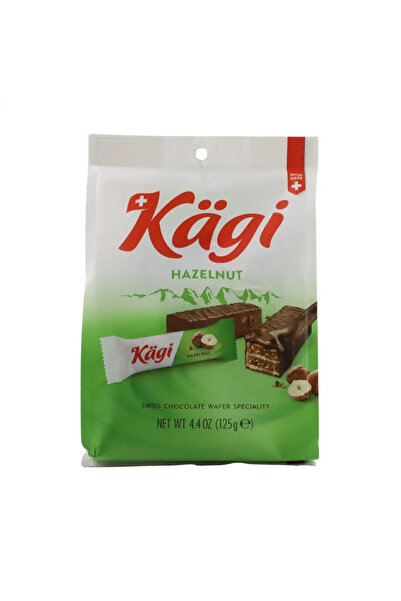KAGİ شوكولاتة البندق، قطع صغيرة مغلفة بشكل فردي - 125 جرامًا، عبوة من قطعتين
