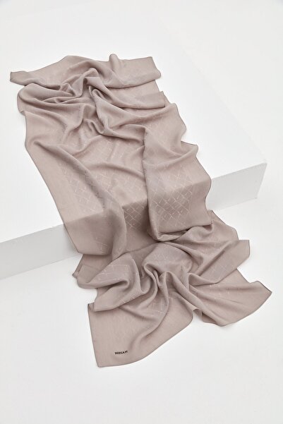 Nihan Jakarlı Pamuk Lyocell Şal Vizon