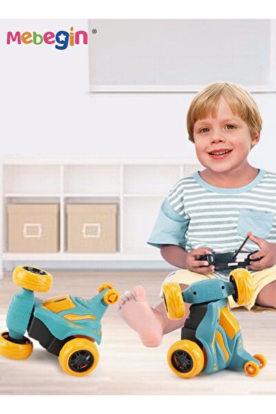 MEBEGIN سيارة رائعة تعمل بالتحكم عن بعد، سيارة حركات بهلوانية مبهرة مع إضاءة ...