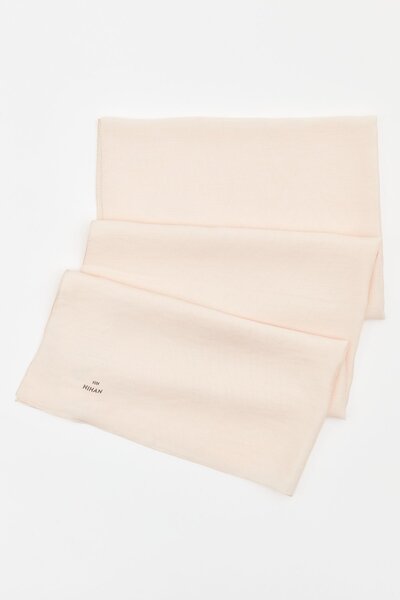 Nihan Düz Stil Şal Pudra