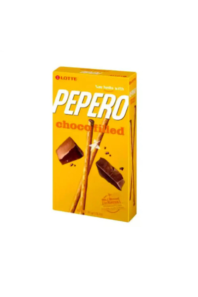 Lotte أعواد بسكويت بيبرو محشوة بالشوكولاتة - 45 غرامًا 3