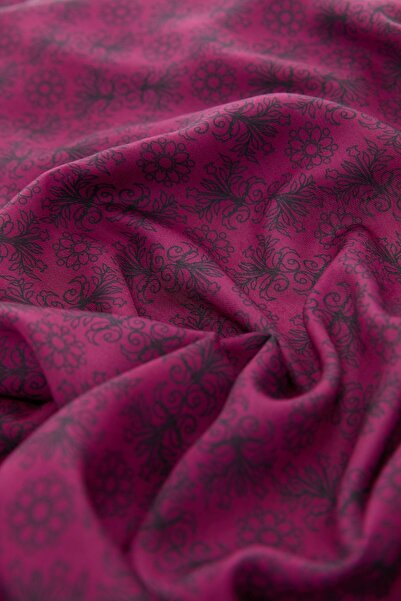 Nihan Desenli Soft Eşarp Mürdüm