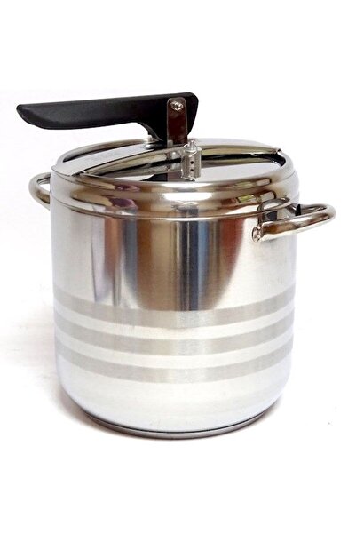 dealshopromania Stainless steel pressure cooker 14 liters Arian pot Cucta coo...