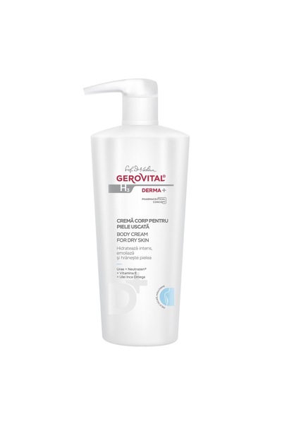 GEROVITAL H3 Derma+ body cream for dry skin, 500 ml